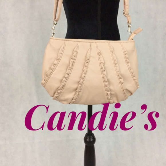 Candie's Handbags - Blush Pink Candies Ruffle Front Purse